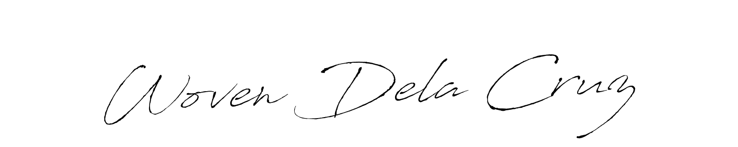 Also You can easily find your signature by using the search form. We will create Woven Dela Cruz name handwritten signature images for you free of cost using Antro_Vectra sign style. Woven Dela Cruz signature style 6 images and pictures png