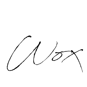Use a signature maker to create a handwritten signature online. With this signature software, you can design (Antro_Vectra) your own signature for name Wox. Wox signature style 6 images and pictures png