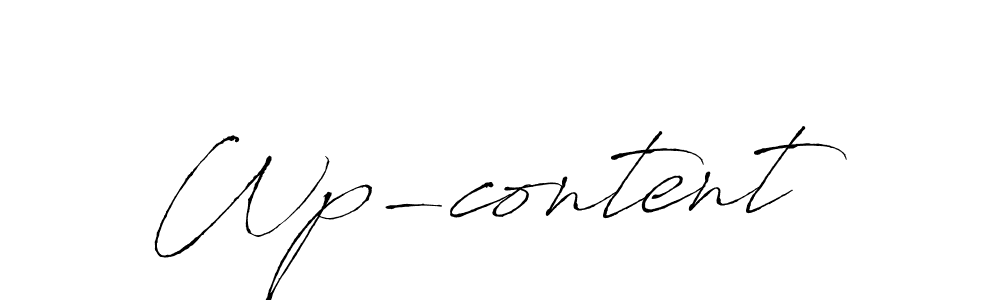 Make a beautiful signature design for name Wp-content. With this signature (Antro_Vectra) style, you can create a handwritten signature for free. Wp-content signature style 6 images and pictures png