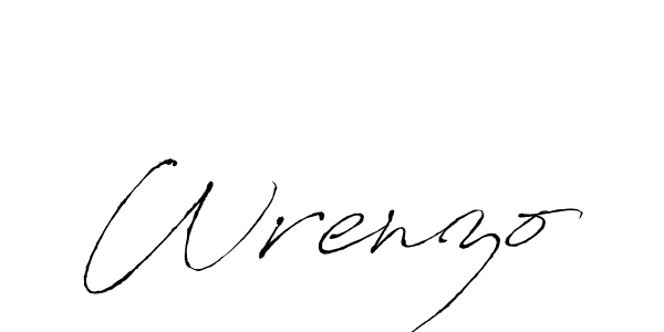 How to make Wrenzo name signature. Use Antro_Vectra style for creating short signs online. This is the latest handwritten sign. Wrenzo signature style 6 images and pictures png