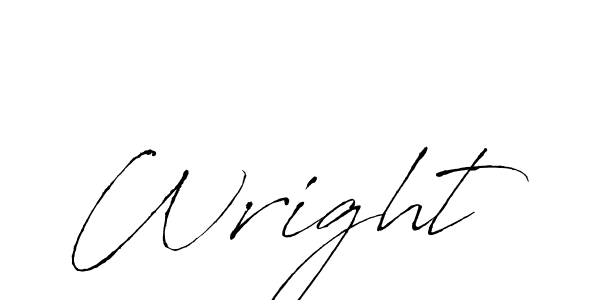 Use a signature maker to create a handwritten signature online. With this signature software, you can design (Antro_Vectra) your own signature for name Wright. Wright signature style 6 images and pictures png