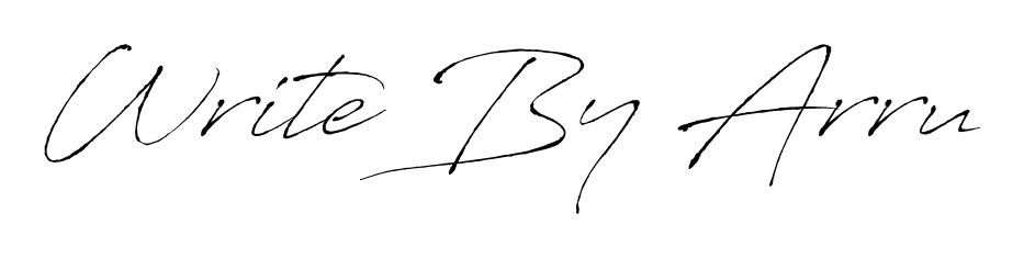 The Antro_Vectra lettering style adds unique flourish to name Write By Arru. Stand out with a custom digital autograph made in seconds. Write By Arru signature style 6 images and pictures png