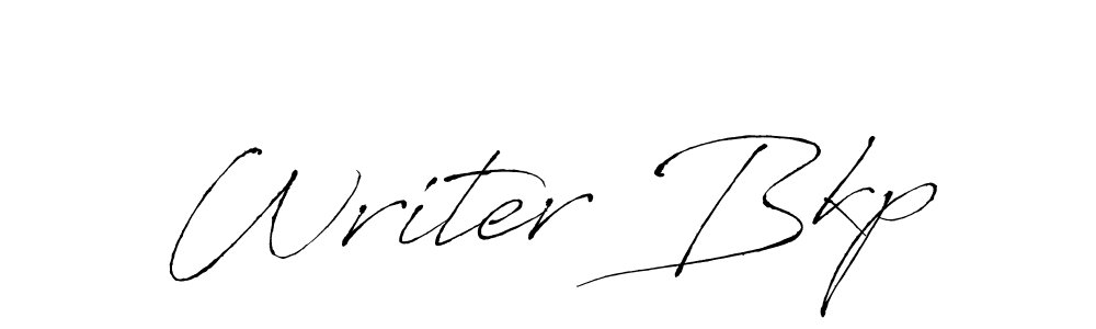 How to Draw Writer Bkp signature style? Antro_Vectra is a latest design signature styles for name Writer Bkp. Writer Bkp signature style 6 images and pictures png