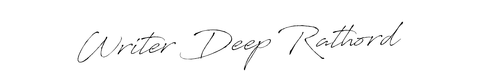 Make a beautiful signature design for name Writer Deep Rathord. Use this online signature maker to create a handwritten signature for free. Writer Deep Rathord signature style 6 images and pictures png