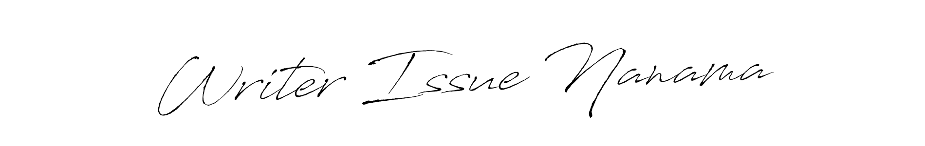 You should practise on your own different ways (Antro_Vectra) to write your name (Writer Issue Nanama) in signature. don't let someone else do it for you. Writer Issue Nanama signature style 6 images and pictures png