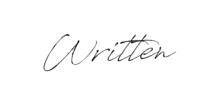 You should practise on your own different ways (Antro_Vectra) to write your name (Written) in signature. don't let someone else do it for you. Written signature style 6 images and pictures png