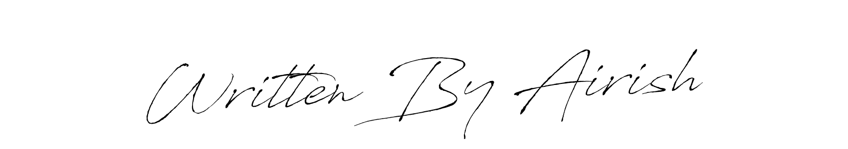 It looks lik you need a new signature style for name Written By Airish. Design unique handwritten (Antro_Vectra) signature with our free signature maker in just a few clicks. Written By Airish signature style 6 images and pictures png