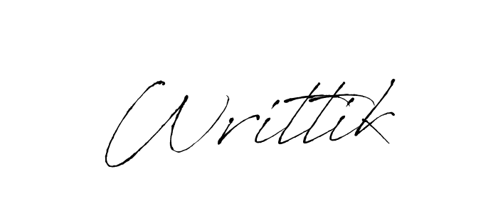 Similarly Antro_Vectra is the best handwritten signature design. Signature creator online .You can use it as an online autograph creator for name Writtik. Writtik signature style 6 images and pictures png