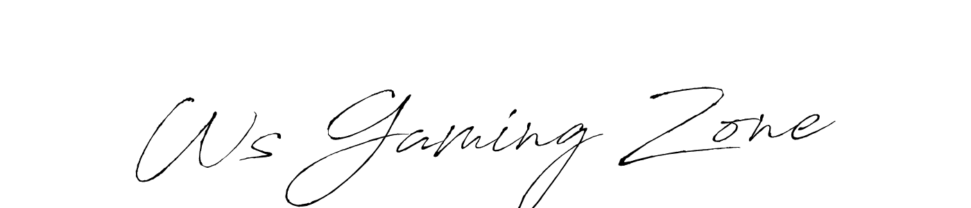 Make a beautiful signature design for name Ws Gaming Zone. Use this online signature maker to create a handwritten signature for free. Ws Gaming Zone signature style 6 images and pictures png