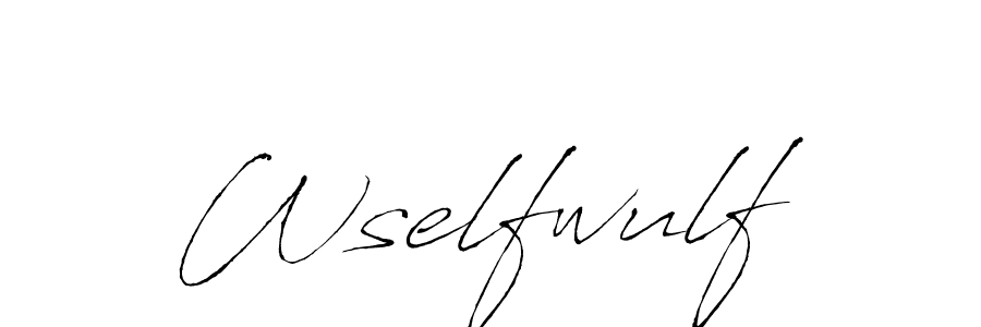 Antro_Vectra is a professional signature style that is perfect for those who want to add a touch of class to their signature. It is also a great choice for those who want to make their signature more unique. Get Wselfwulf name to fancy signature for free. Wselfwulf signature style 6 images and pictures png