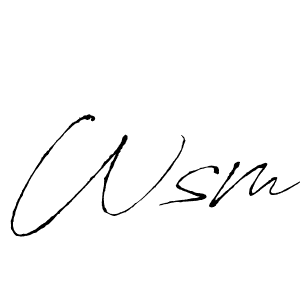if you are searching for the best signature style for your name Wsm. so please give up your signature search. here we have designed multiple signature styles  using Antro_Vectra. Wsm signature style 6 images and pictures png