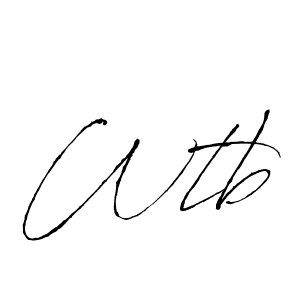 Also we have Wtb name is the best signature style. Create professional handwritten signature collection using Antro_Vectra autograph style. Wtb signature style 6 images and pictures png