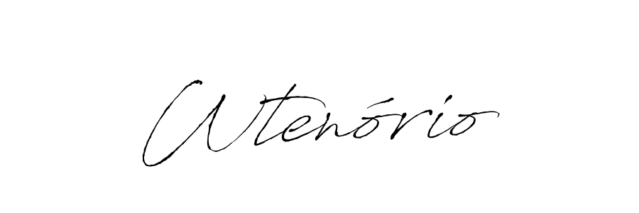 Antro_Vectra is a professional signature style that is perfect for those who want to add a touch of class to their signature. It is also a great choice for those who want to make their signature more unique. Get Wtenório name to fancy signature for free. Wtenório signature style 6 images and pictures png
