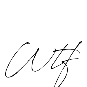 Design your own signature with our free online signature maker. With this signature software, you can create a handwritten (Antro_Vectra) signature for name Wtf. Wtf signature style 6 images and pictures png