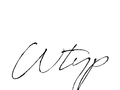 How to make Wtyp name signature. Use Antro_Vectra style for creating short signs online. This is the latest handwritten sign. Wtyp signature style 6 images and pictures png