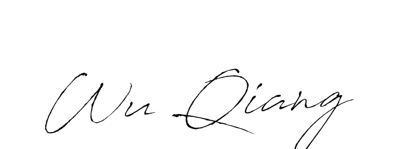 How to Draw Wu Qiang signature style? Antro_Vectra is a latest design signature styles for name Wu Qiang. Wu Qiang signature style 6 images and pictures png