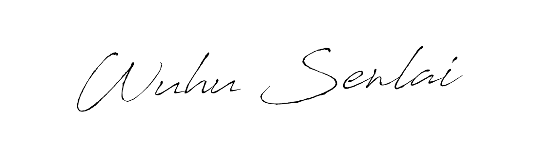 Also we have Wuhu Senlai name is the best signature style. Create professional handwritten signature collection using Antro_Vectra autograph style. Wuhu Senlai signature style 6 images and pictures png