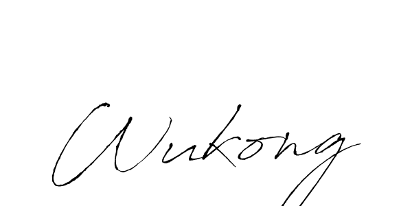 The best way (Antro_Vectra) to make a short signature is to pick only two or three words in your name. The name Wukong include a total of six letters. For converting this name. Wukong signature style 6 images and pictures png