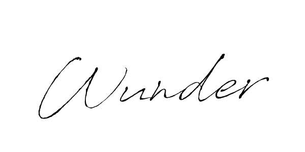 Also You can easily find your signature by using the search form. We will create Wunder name handwritten signature images for you free of cost using Antro_Vectra sign style. Wunder signature style 6 images and pictures png