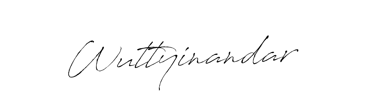 The best way (Antro_Vectra) to make a short signature is to pick only two or three words in your name. The name Wuttyinandar include a total of six letters. For converting this name. Wuttyinandar signature style 6 images and pictures png