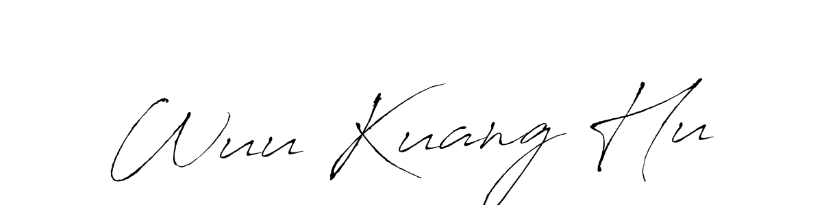 Antro_Vectra is a professional signature style that is perfect for those who want to add a touch of class to their signature. It is also a great choice for those who want to make their signature more unique. Get Wuu Kuang Hu name to fancy signature for free. Wuu Kuang Hu signature style 6 images and pictures png