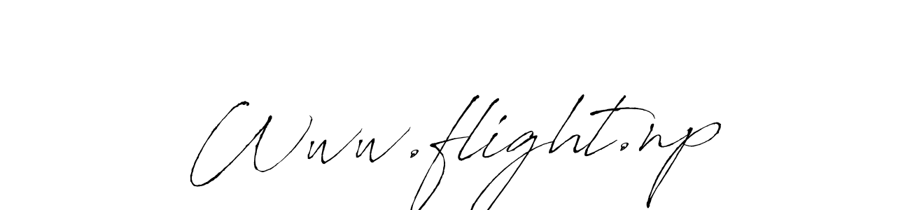 Make a beautiful signature design for name Www.flight.np. With this signature (Antro_Vectra) style, you can create a handwritten signature for free. Www.flight.np signature style 6 images and pictures png