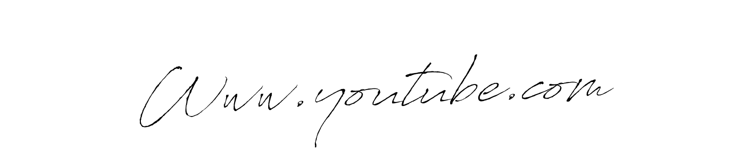 Create a beautiful signature design for name Www.youtube.com. With this signature (Antro_Vectra) fonts, you can make a handwritten signature for free. Www.youtube.com signature style 6 images and pictures png