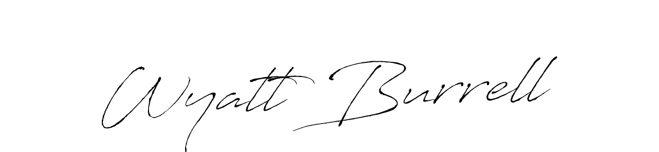 Once you've used our free online signature maker to create your best signature Antro_Vectra style, it's time to enjoy all of the benefits that Wyatt Burrell name signing documents. Wyatt Burrell signature style 6 images and pictures png