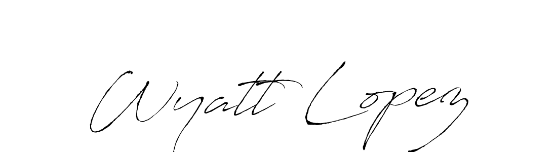 This is the best signature style for the Wyatt Lopez name. Also you like these signature font (Antro_Vectra). Mix name signature. Wyatt Lopez signature style 6 images and pictures png