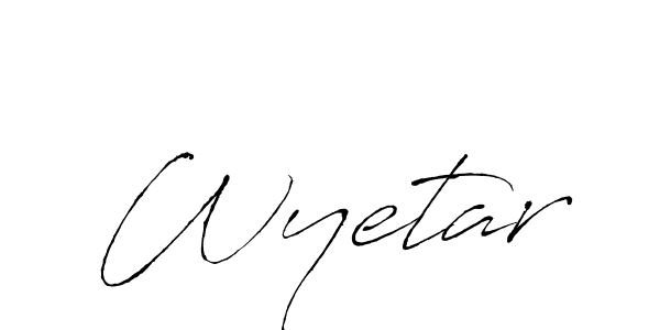 How to Draw Wyetar signature style? Antro_Vectra is a latest design signature styles for name Wyetar. Wyetar signature style 6 images and pictures png