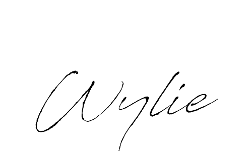 How to make Wylie signature? Antro_Vectra is a professional autograph style. Create handwritten signature for Wylie name. Wylie signature style 6 images and pictures png