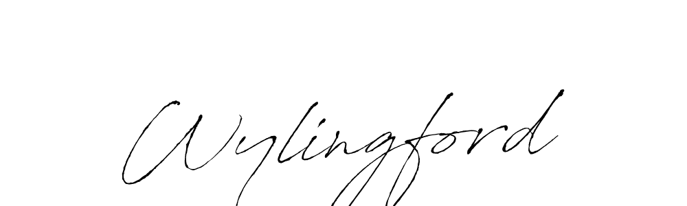 Antro_Vectra is a professional signature style that is perfect for those who want to add a touch of class to their signature. It is also a great choice for those who want to make their signature more unique. Get Wylingford name to fancy signature for free. Wylingford signature style 6 images and pictures png