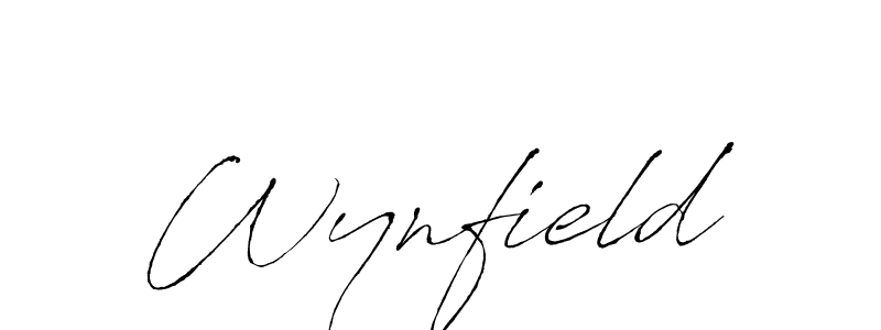 Antro_Vectra is a professional signature style that is perfect for those who want to add a touch of class to their signature. It is also a great choice for those who want to make their signature more unique. Get Wynfield name to fancy signature for free. Wynfield signature style 6 images and pictures png