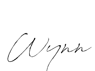 Use a signature maker to create a handwritten signature online. With this signature software, you can design (Antro_Vectra) your own signature for name Wynn. Wynn signature style 6 images and pictures png