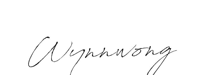 Make a beautiful signature design for name Wynnwong. With this signature (Antro_Vectra) style, you can create a handwritten signature for free. Wynnwong signature style 6 images and pictures png