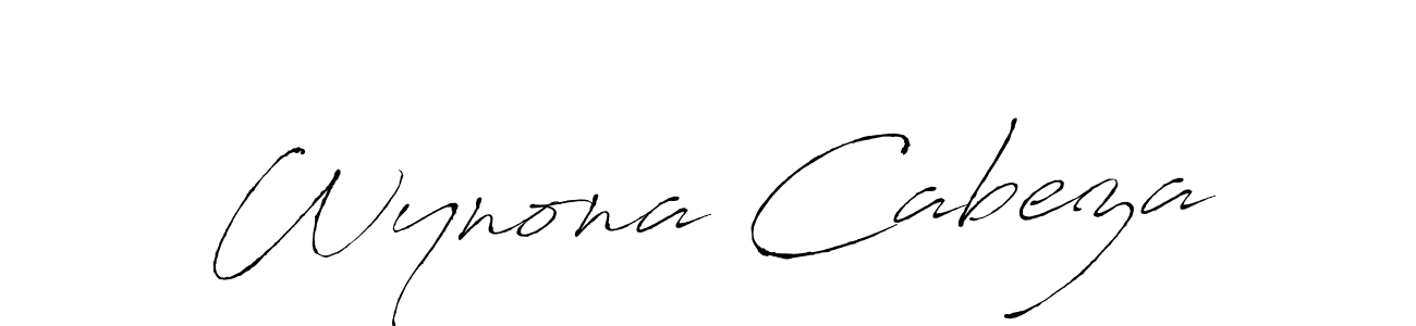 Check out images of Autograph of Wynona Cabeza name. Actor Wynona Cabeza Signature Style. Antro_Vectra is a professional sign style online. Wynona Cabeza signature style 6 images and pictures png