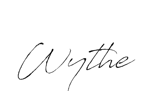 Design your own signature with our free online signature maker. With this signature software, you can create a handwritten (Antro_Vectra) signature for name Wythe. Wythe signature style 6 images and pictures png