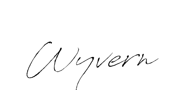 Antro_Vectra is a professional signature style that is perfect for those who want to add a touch of class to their signature. It is also a great choice for those who want to make their signature more unique. Get Wyvern name to fancy signature for free. Wyvern signature style 6 images and pictures png