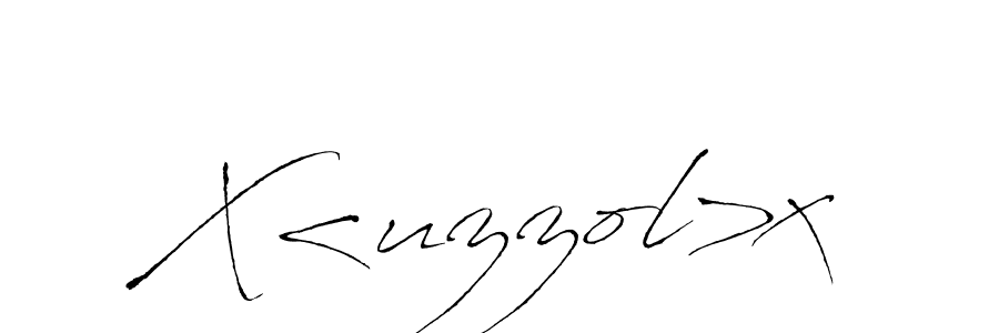 X<uzzol>x stylish signature style. Best Handwritten Sign (Antro_Vectra) for my name. Handwritten Signature Collection Ideas for my name X<uzzol>x. X<uzzol>x signature style 6 images and pictures png