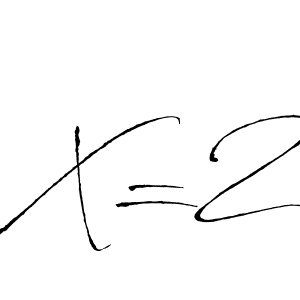 How to Draw X=2 signature style? Antro_Vectra is a latest design signature styles for name X=2. X=2 signature style 6 images and pictures png