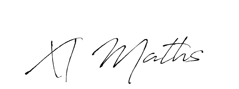 Create a beautiful signature design for name X| Maths. With this signature (Antro_Vectra) fonts, you can make a handwritten signature for free. X| Maths signature style 6 images and pictures png