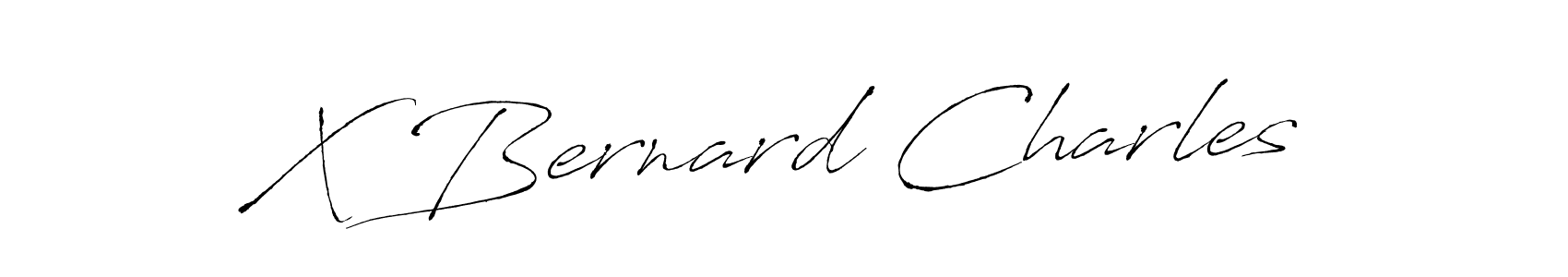 Antro_Vectra is a professional signature style that is perfect for those who want to add a touch of class to their signature. It is also a great choice for those who want to make their signature more unique. Get X Bernard Charles name to fancy signature for free. X Bernard Charles signature style 6 images and pictures png