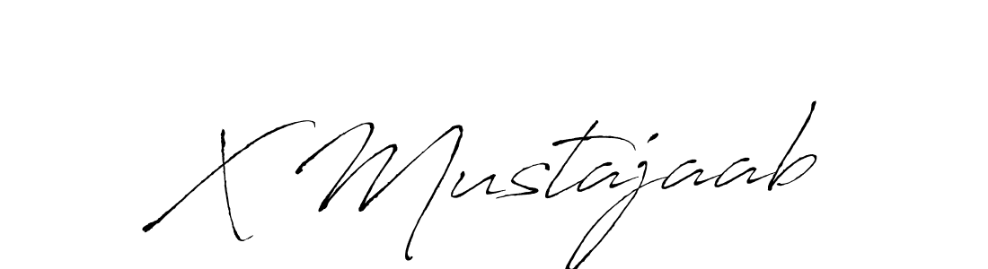 Antro_Vectra is a professional signature style that is perfect for those who want to add a touch of class to their signature. It is also a great choice for those who want to make their signature more unique. Get X Mustajaab name to fancy signature for free. X Mustajaab signature style 6 images and pictures png