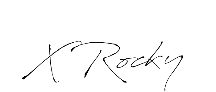 Once you've used our free online signature maker to create your best signature Antro_Vectra style, it's time to enjoy all of the benefits that X Rocky name signing documents. X Rocky signature style 6 images and pictures png