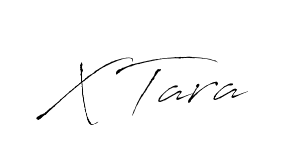 You should practise on your own different ways (Antro_Vectra) to write your name (X Tara) in signature. don't let someone else do it for you. X Tara signature style 6 images and pictures png