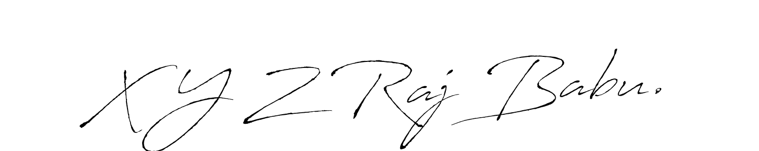 How to make X Y Z Raj Babu. name signature. Use Antro_Vectra style for creating short signs online. This is the latest handwritten sign. X Y Z Raj Babu. signature style 6 images and pictures png