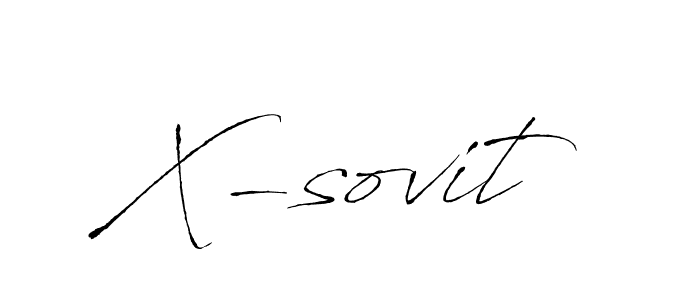 How to make X-sovit signature? Antro_Vectra is a professional autograph style. Create handwritten signature for X-sovit name. X-sovit signature style 6 images and pictures png