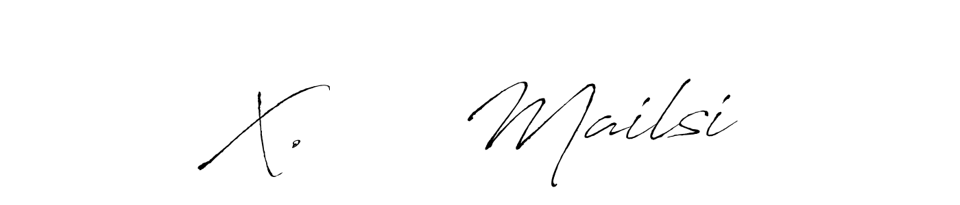 The best way (Antro_Vectra) to make a short signature is to pick only two or three words in your name. The name X.      Mailsi include a total of six letters. For converting this name. X.      Mailsi signature style 6 images and pictures png