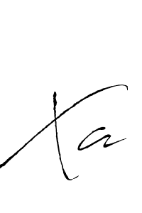 The best way (Antro_Vectra) to make a short signature is to pick only two or three words in your name. The name Xa include a total of six letters. For converting this name. Xa signature style 6 images and pictures png