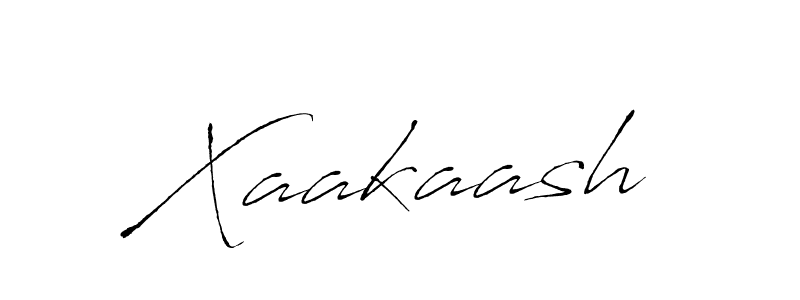 Xaakaash stylish signature style. Best Handwritten Sign (Antro_Vectra) for my name. Handwritten Signature Collection Ideas for my name Xaakaash. Xaakaash signature style 6 images and pictures png